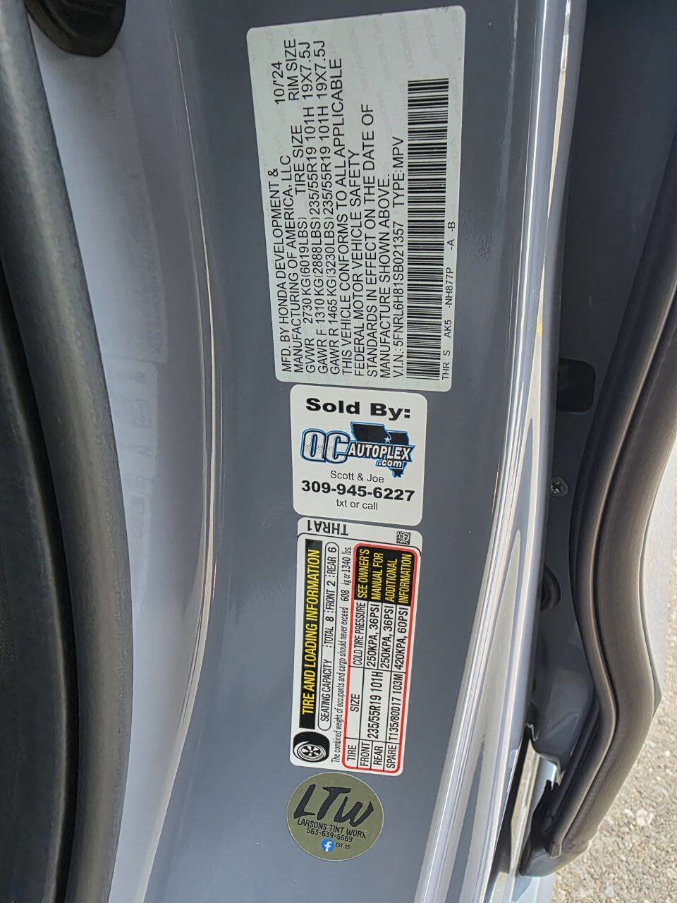 Used 2025 Honda Odyssey Touring image 37