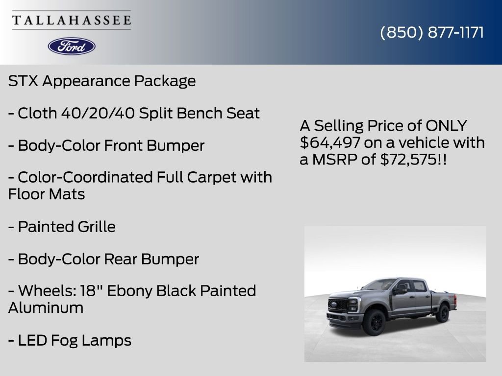 New 2026 Ford F250 XL w/ STX Appearance Package AWD/4WD image 12
