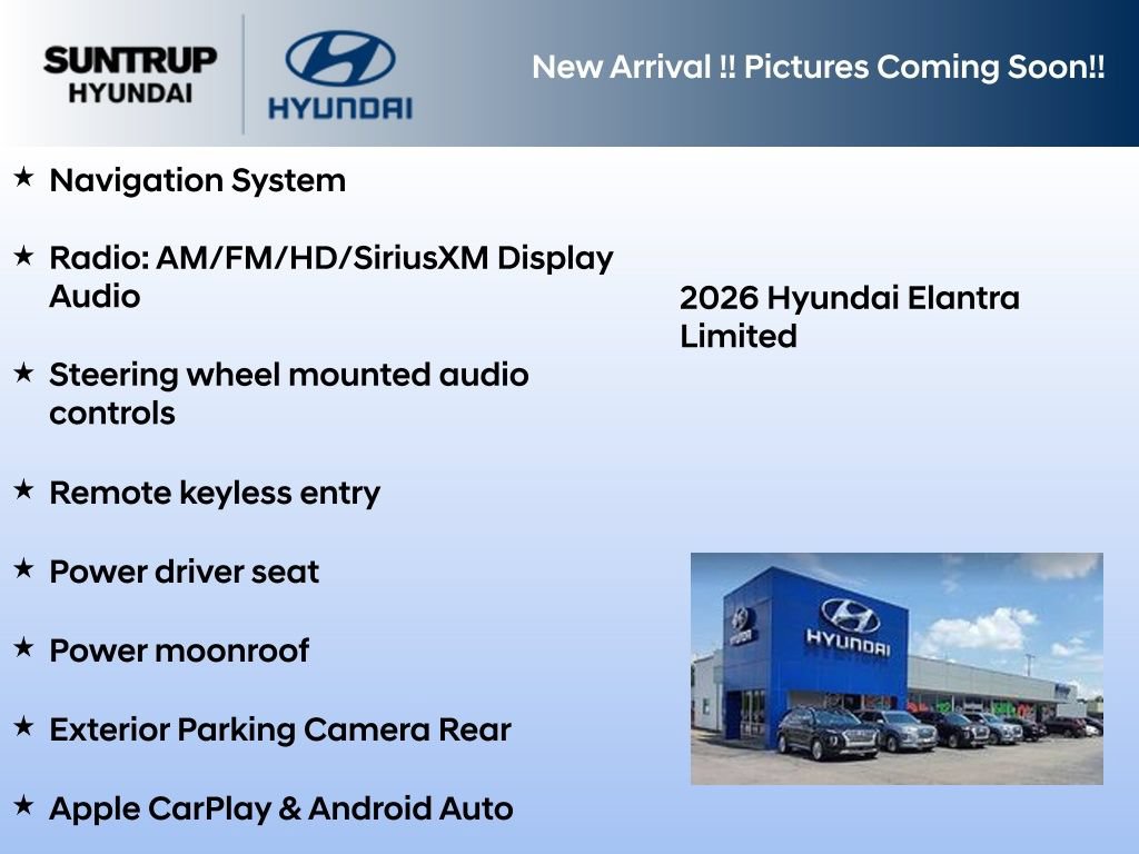 New 2026 Hyundai Elantra Limited FWD image 2