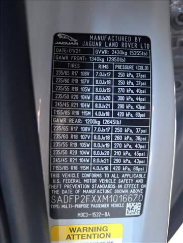 Used 2021 Jaguar E-PACE SE image 23