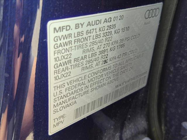 Used 2020 Audi Q8 Prestige AWD/4WD image 26
