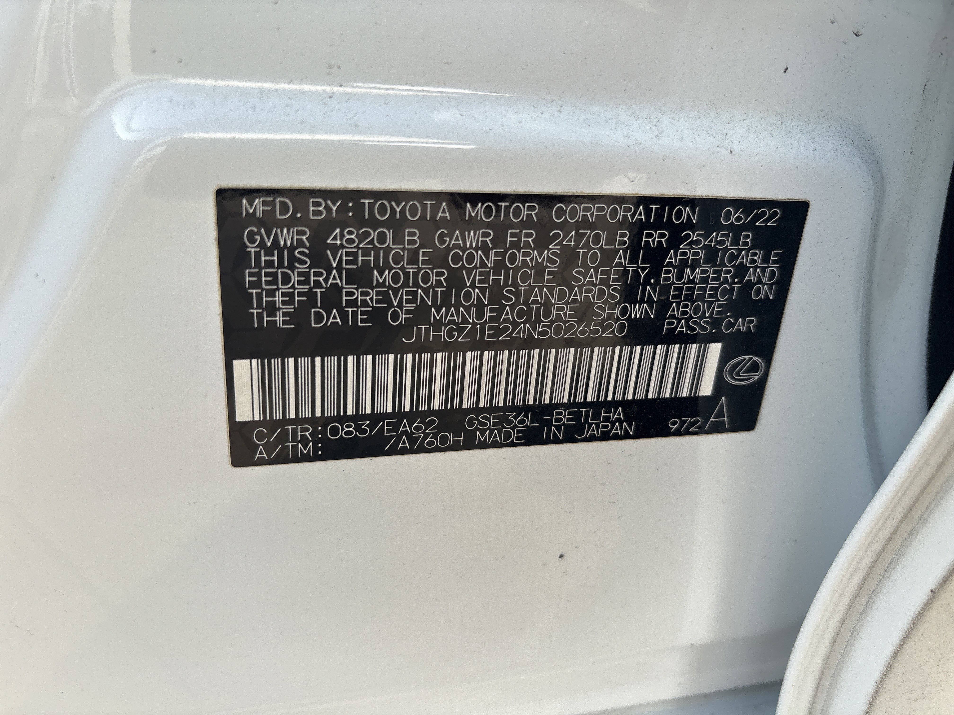 Certified 2022 Lexus IS 350 F Sport w/ Memory Package image 35