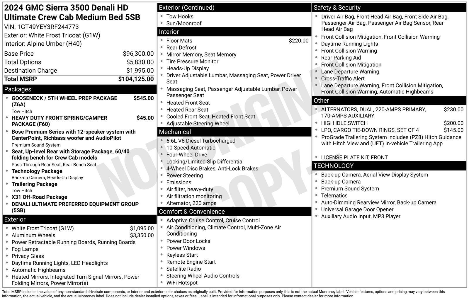 Used 2024 GMC Sierra 3500 Denali Ultimate image 8