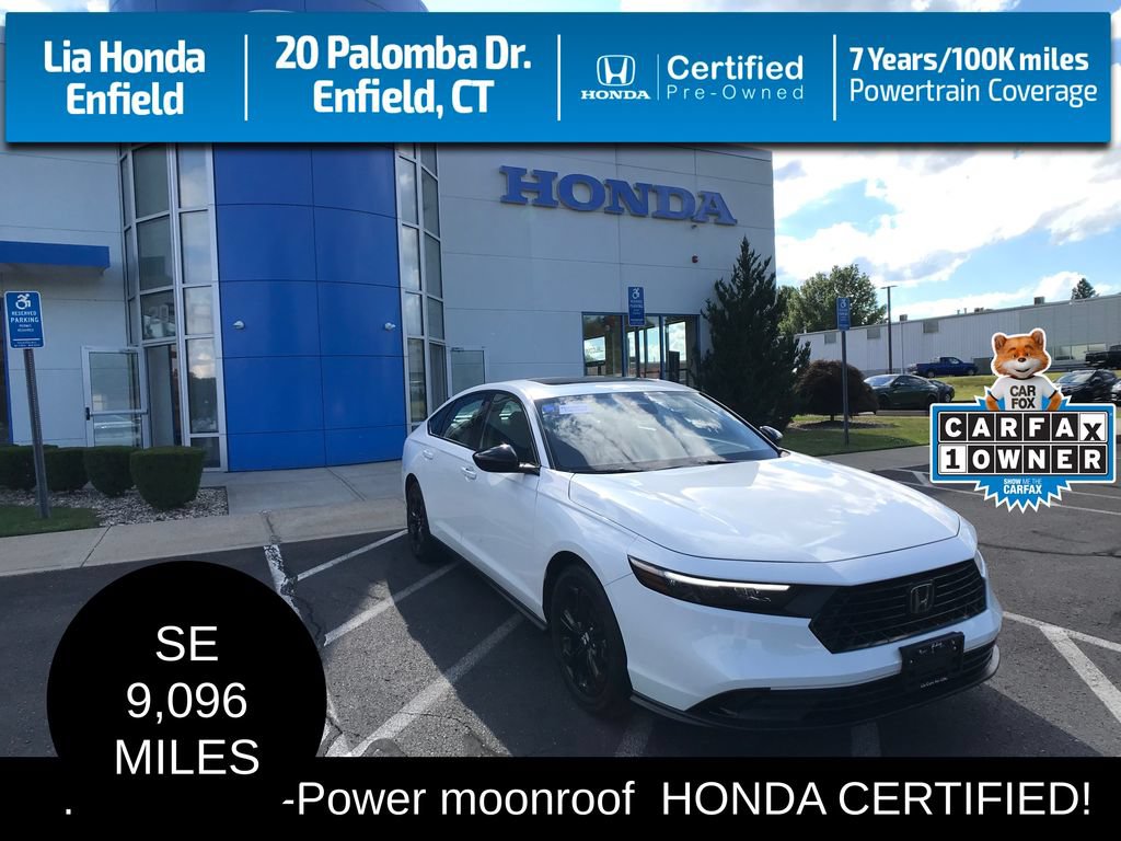 Certified 2025 Honda Accord SE image 1
