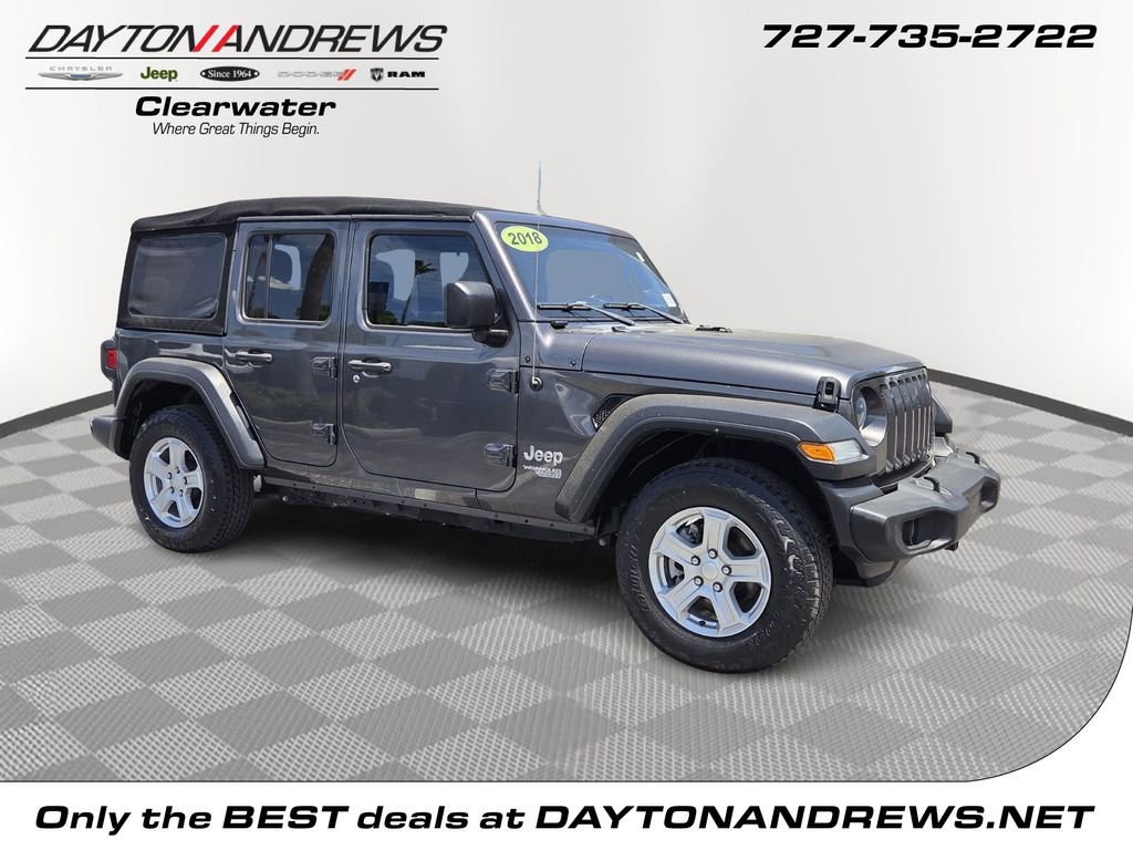 Used 2018 Jeep Wrangler Unlimited Sport S