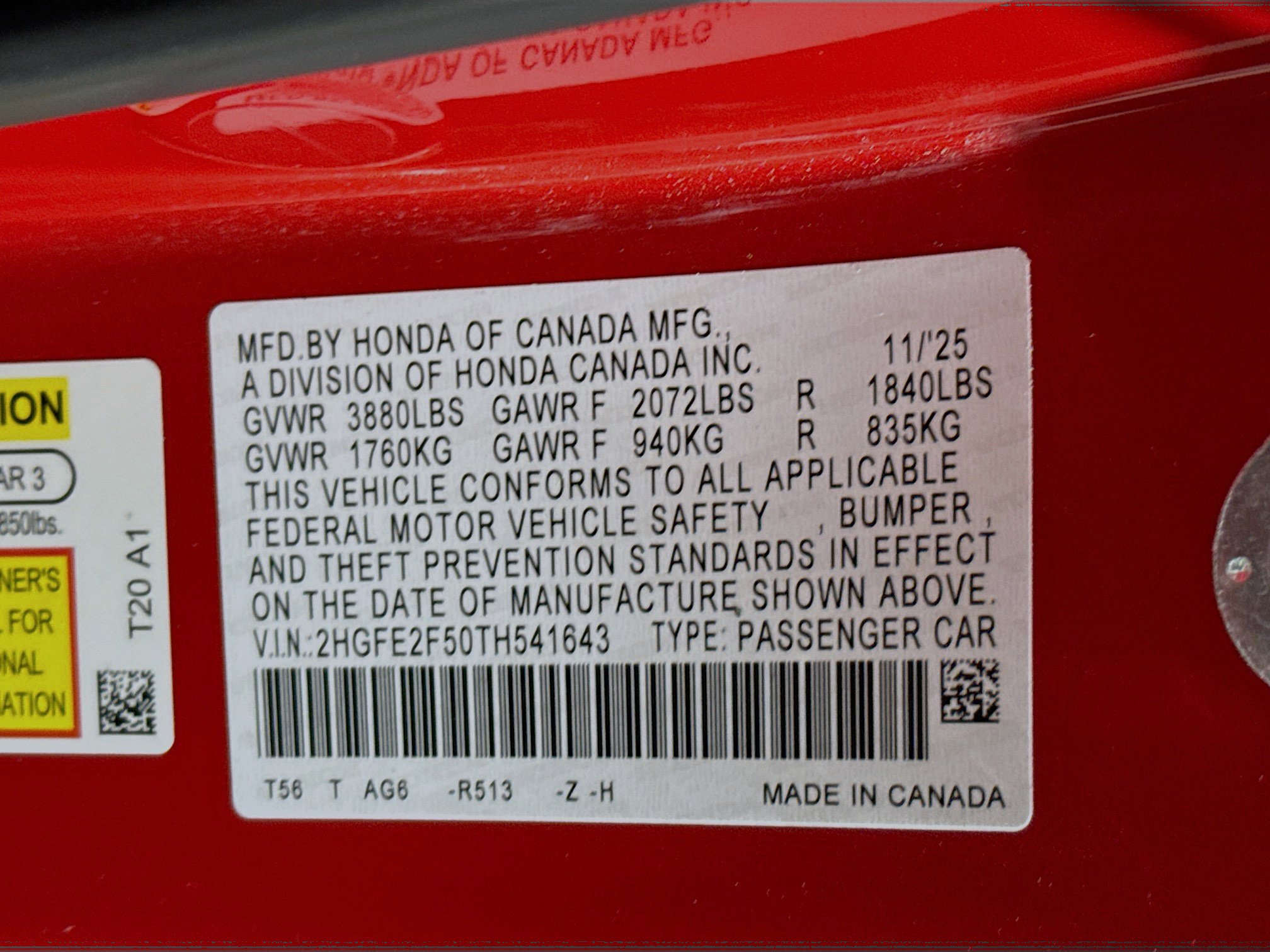 New 2026 Honda Civic Sport image 36