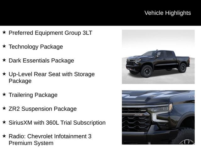 New 2026 Chevrolet Silverado 1500 ZR2 w/ LPO, Dark Essentials Package AWD/4WD image 27