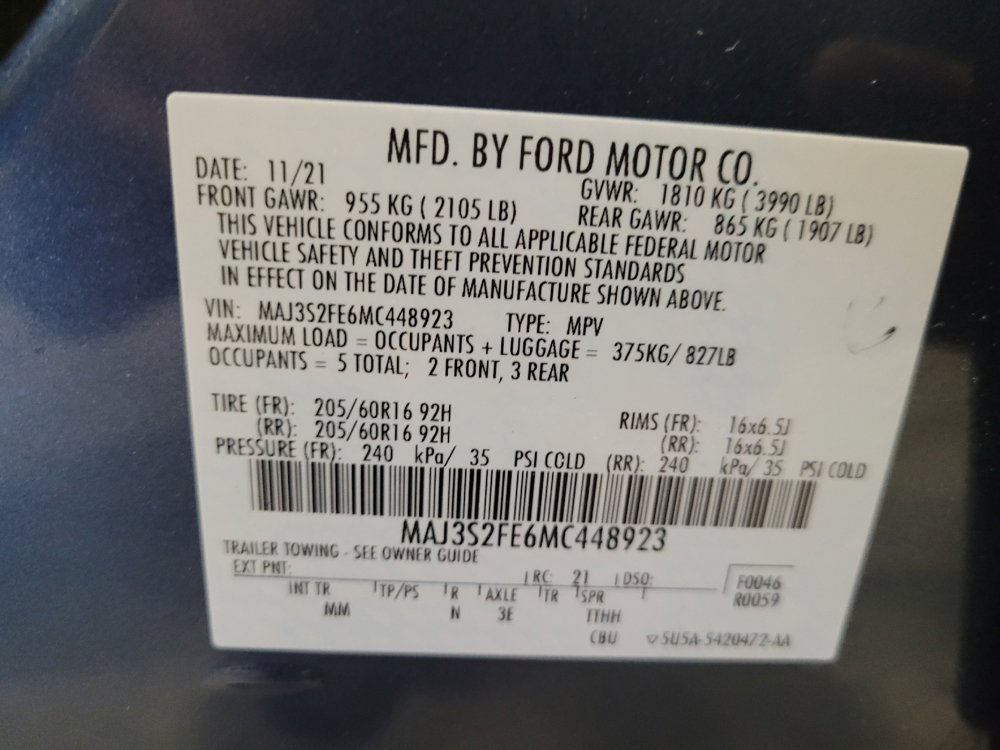 Used 2021 Ford EcoSport S FWD image 33