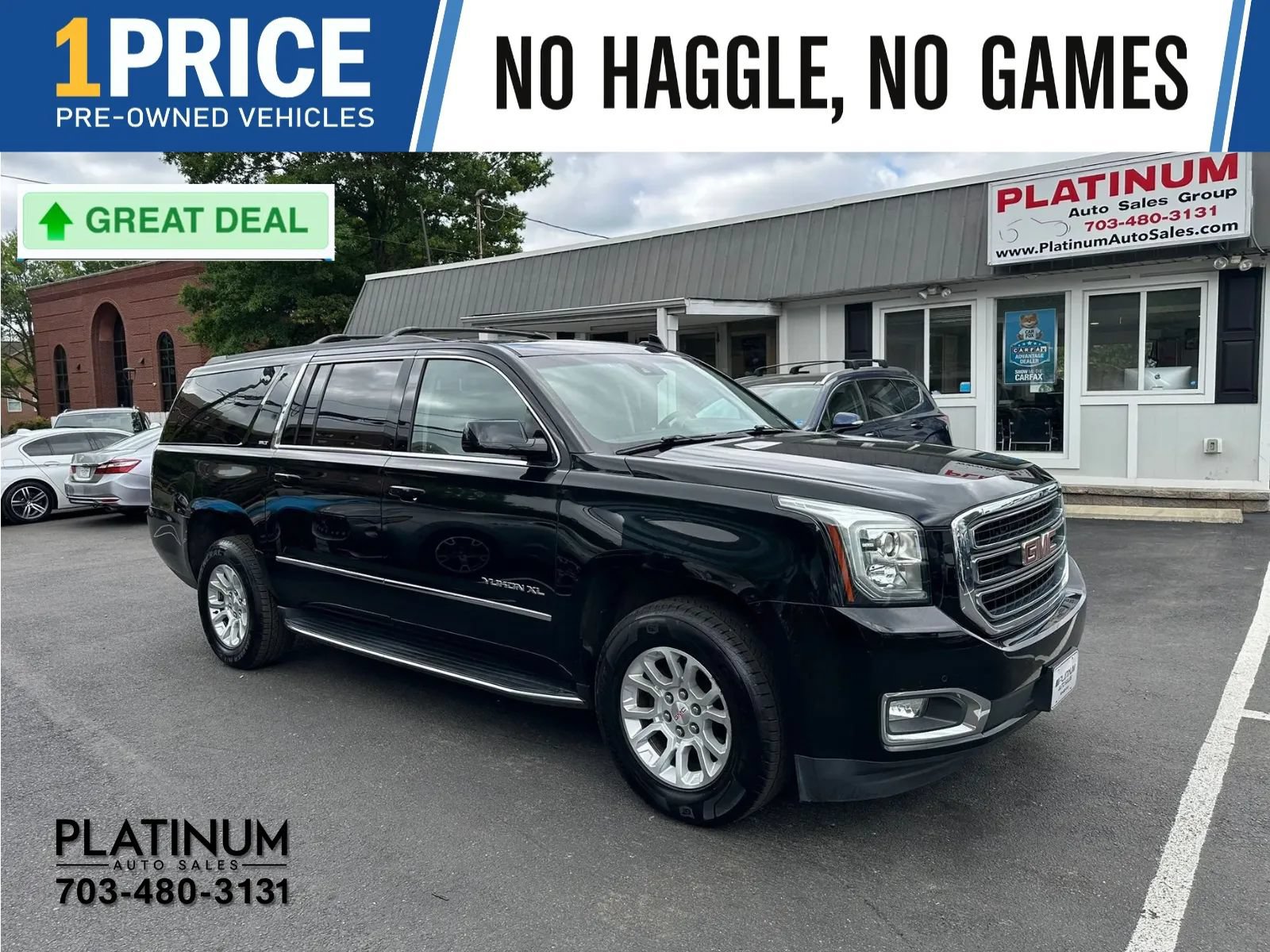 Used 2019 GMC Yukon XL SLT w/ HD Trailering Package AWD/4WD image 1