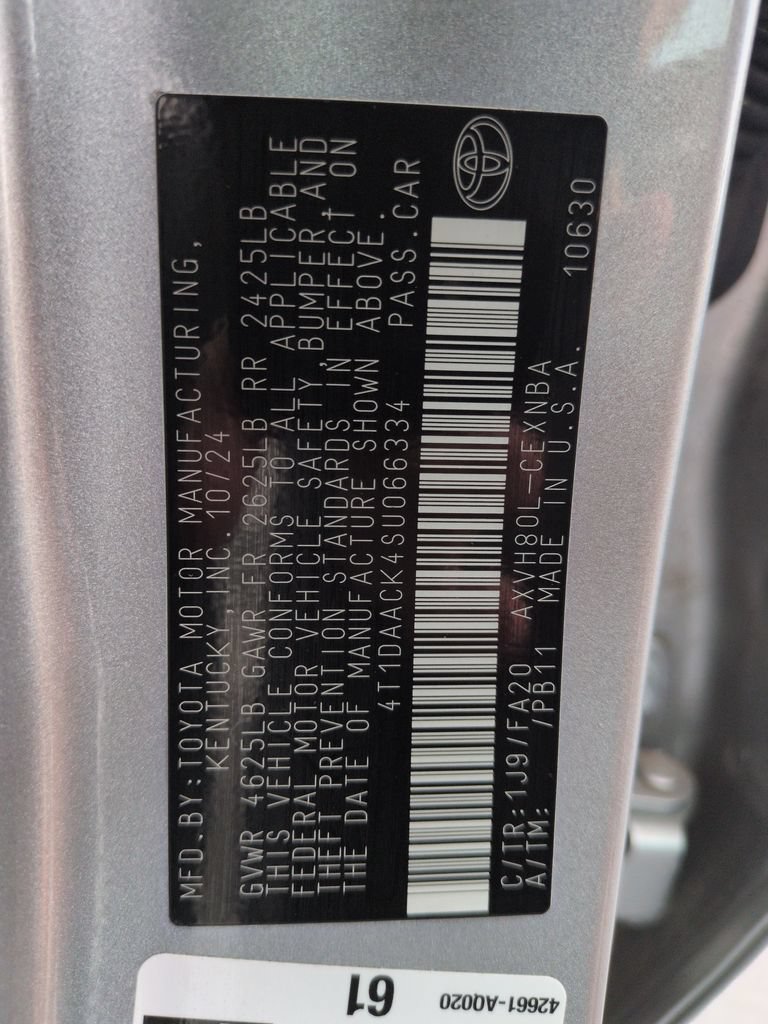 Certified 2025 Toyota Camry LE w/ Convenience Package FWD image 29