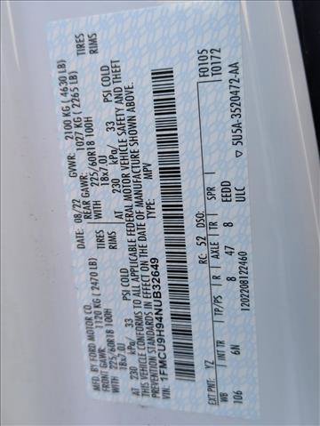 Used 2022 Ford Escape SEL w/ Class II Trailer Tow Package image 15