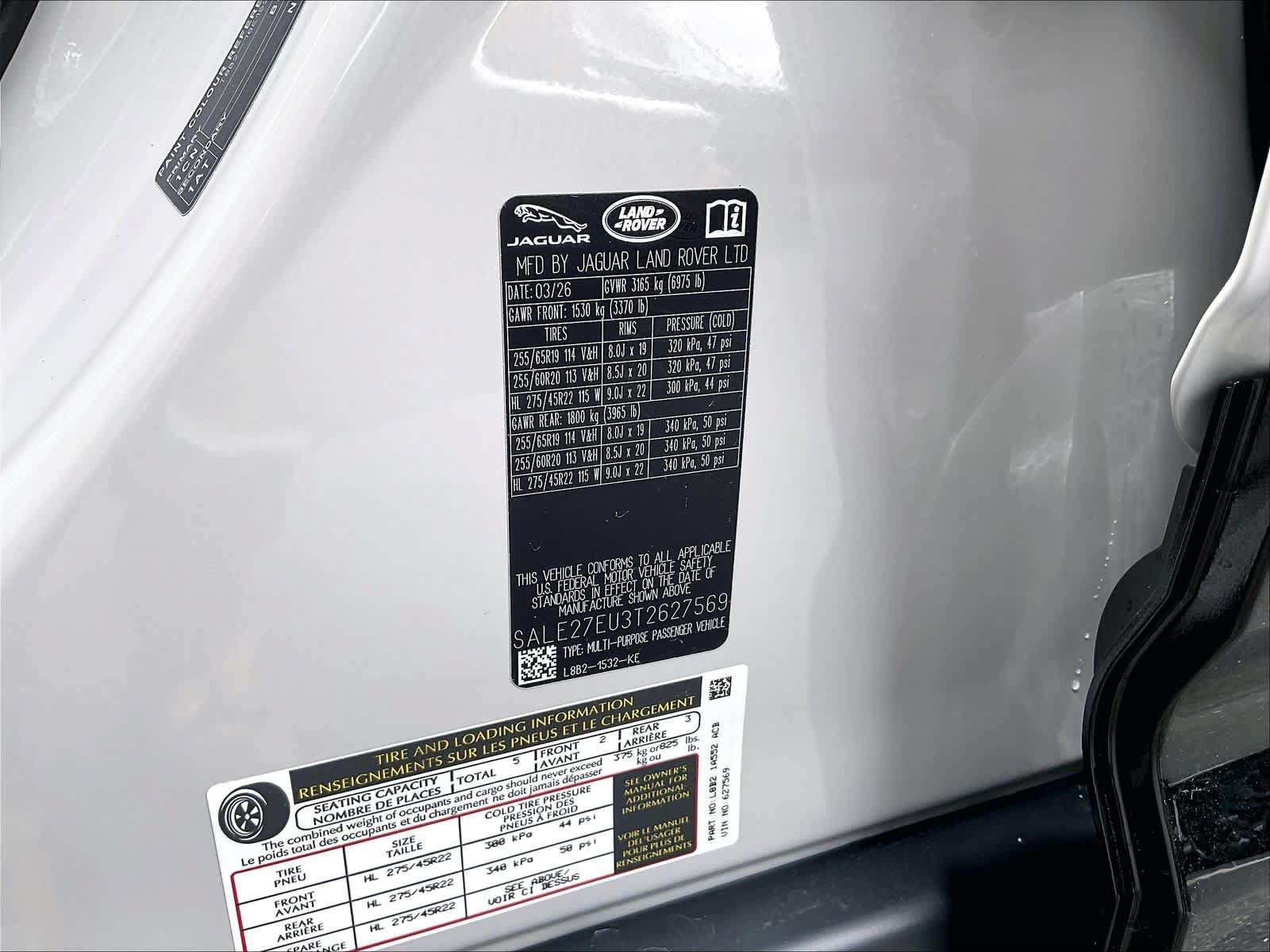 New 2026 Land Rover Defender 110 X-Dynamic SE AWD/4WD image 36