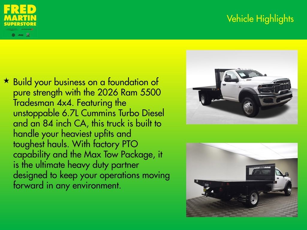New 2026 RAM 5500 Tradesman w/ Chrome Appearance Group image 15