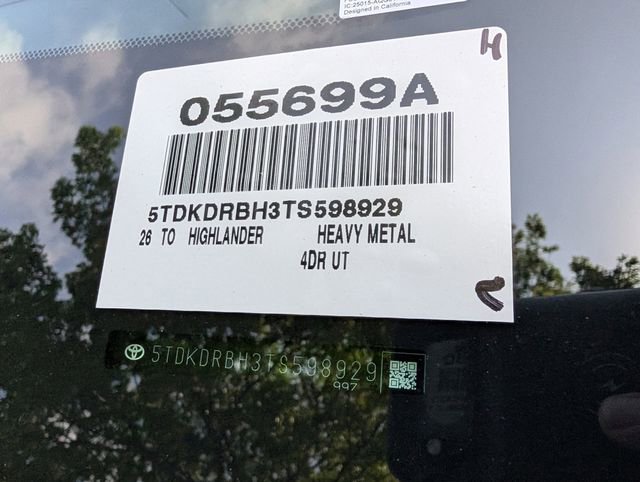 Certified 2026 Toyota Highlander XSE image 38