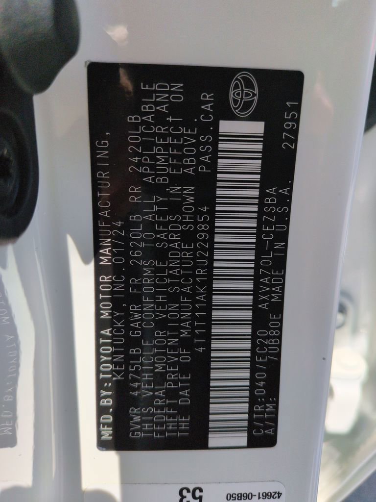 Certified 2024 Toyota Camry SE FWD image 29