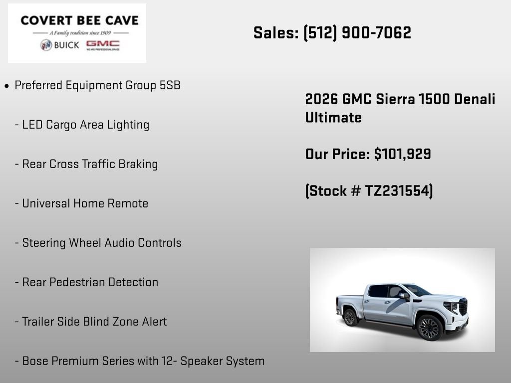 New 2026 GMC Sierra 1500 Denali Ultimate image 36