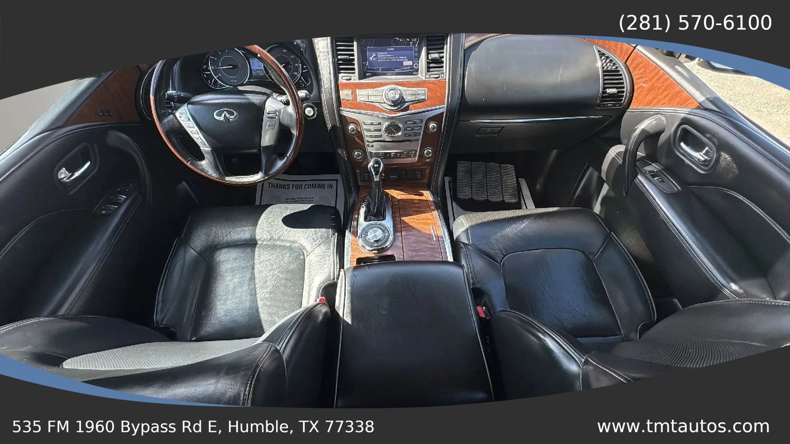 Used 2019 INFINITI QX80 Luxe w/ All-Season Package RWD image 12