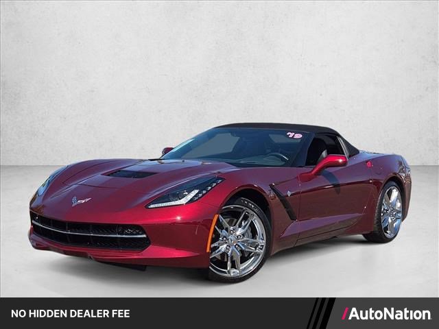 Used 2019 Chevrolet Corvette Stingray Convertible w/ 3LT Preferred Equipment Group RWD image 1