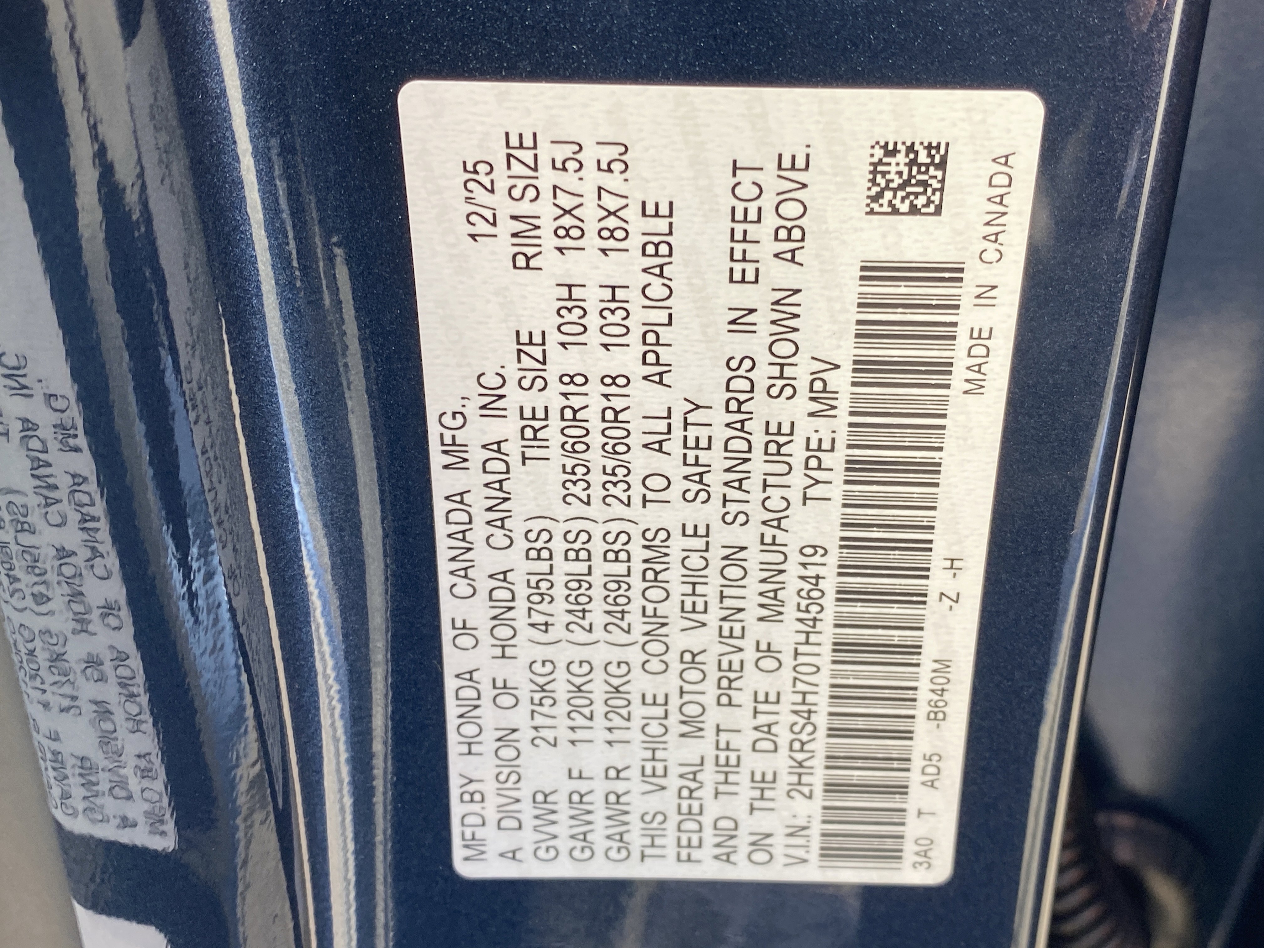 New 2026 Honda CR-V EX-L image 19