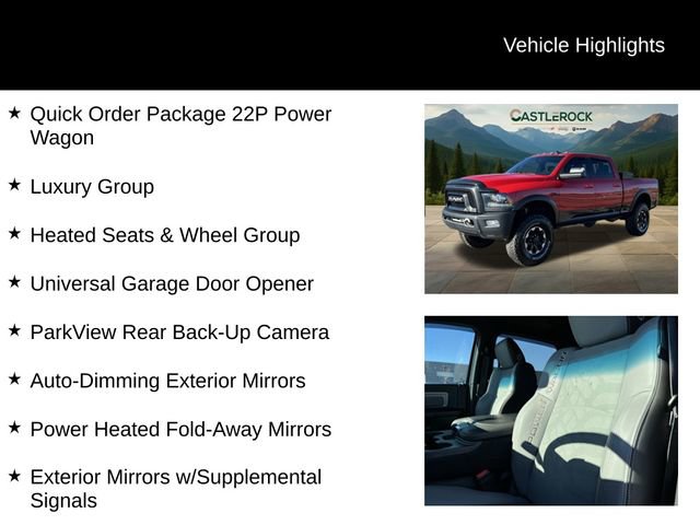 Used 2018 RAM 2500 Power Wagon w/ Luxury Group image 8