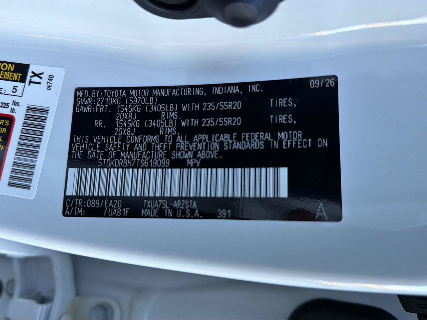 New 2026 Toyota Highlander XSE AWD/4WD image 37