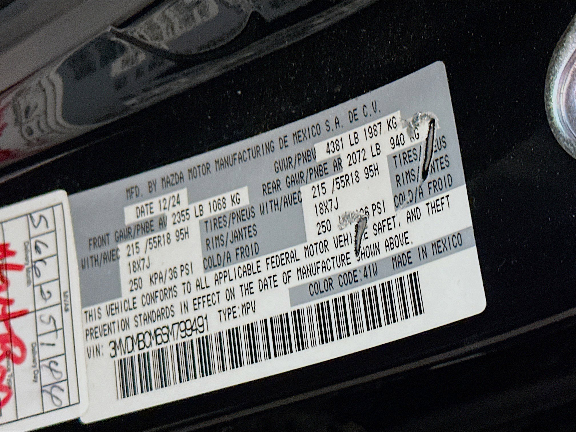 Used 2025 MAZDA CX-30 AWD 2.5 S w/ Preferred Package image 12