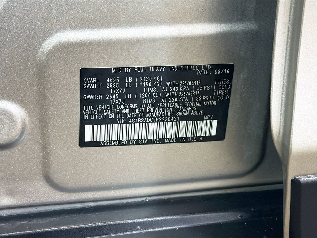 Used 2017 Subaru Outback 2.5i Premium image 32