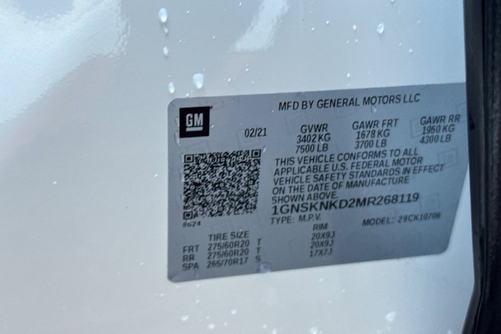 Certified 2021 Chevrolet Tahoe LT image 36