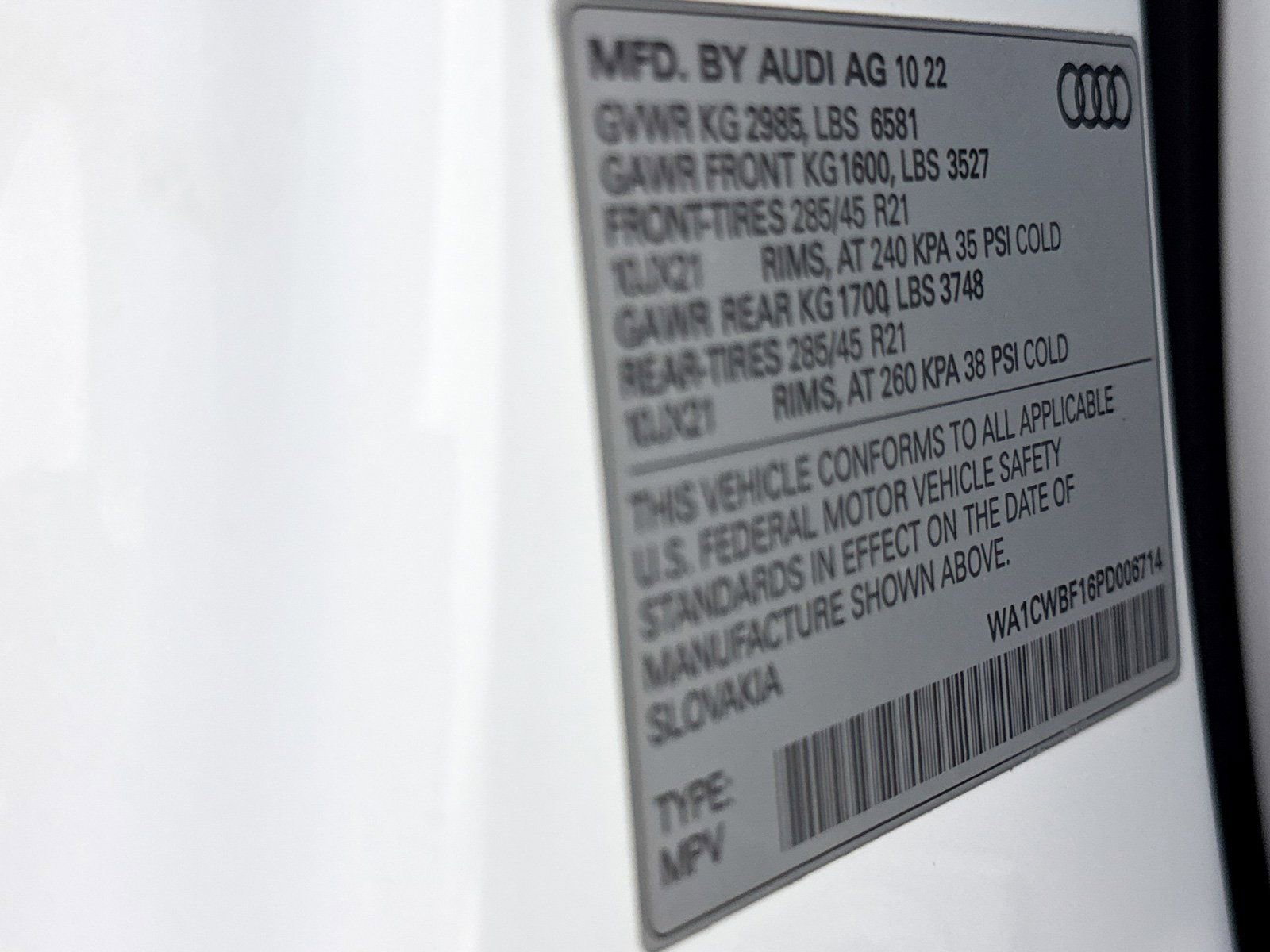 Used 2023 Audi SQ8 Prestige image 42