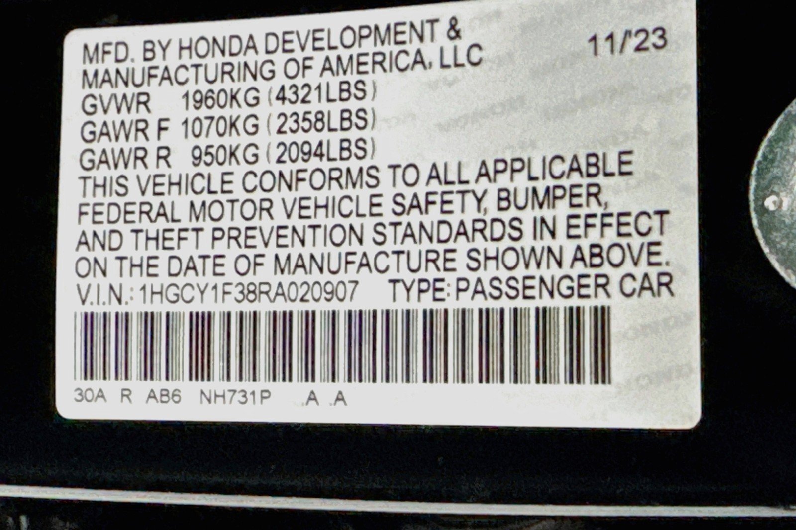 Used 2024 Honda Accord EX image 25