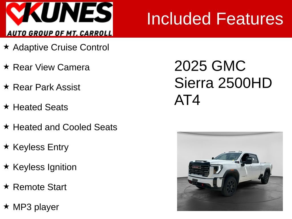 Used 2025 GMC Sierra 2500 AT4 AWD/4WD image 3