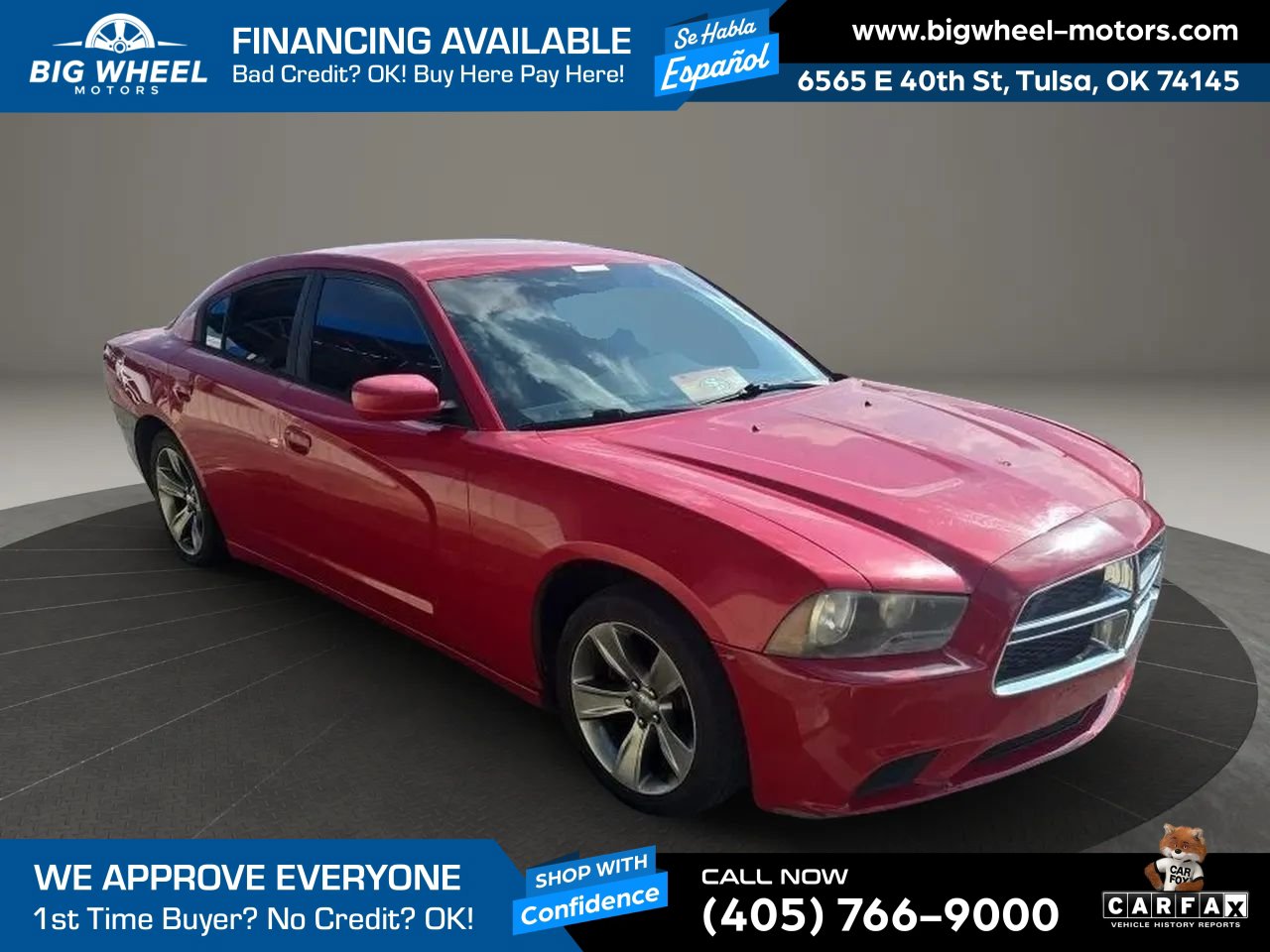 Used 2013 Dodge Charger SE RWD image 1