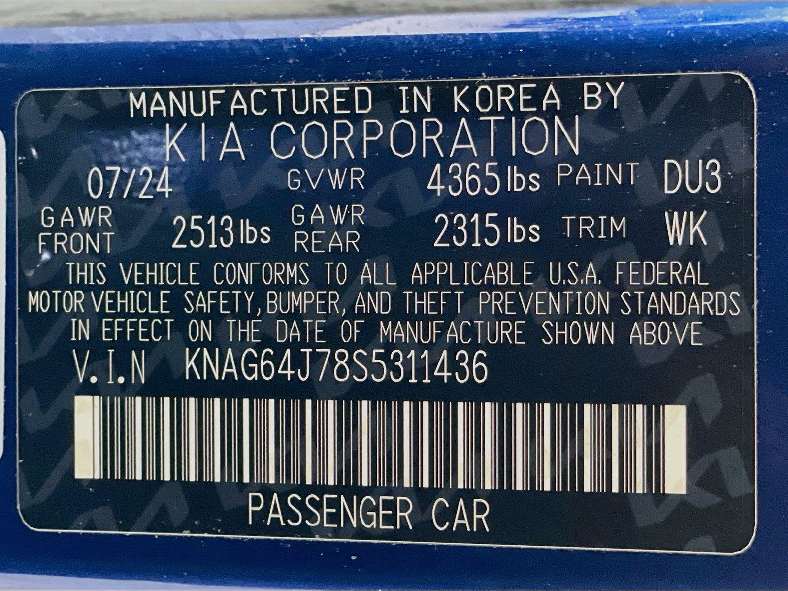 Certified 2025 Kia K5 GT-Line FWD image 31