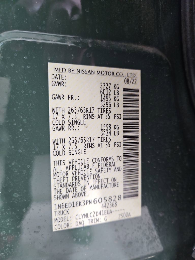 Certified 2023 Nissan Frontier SV w/ SV Convenience Package image 30