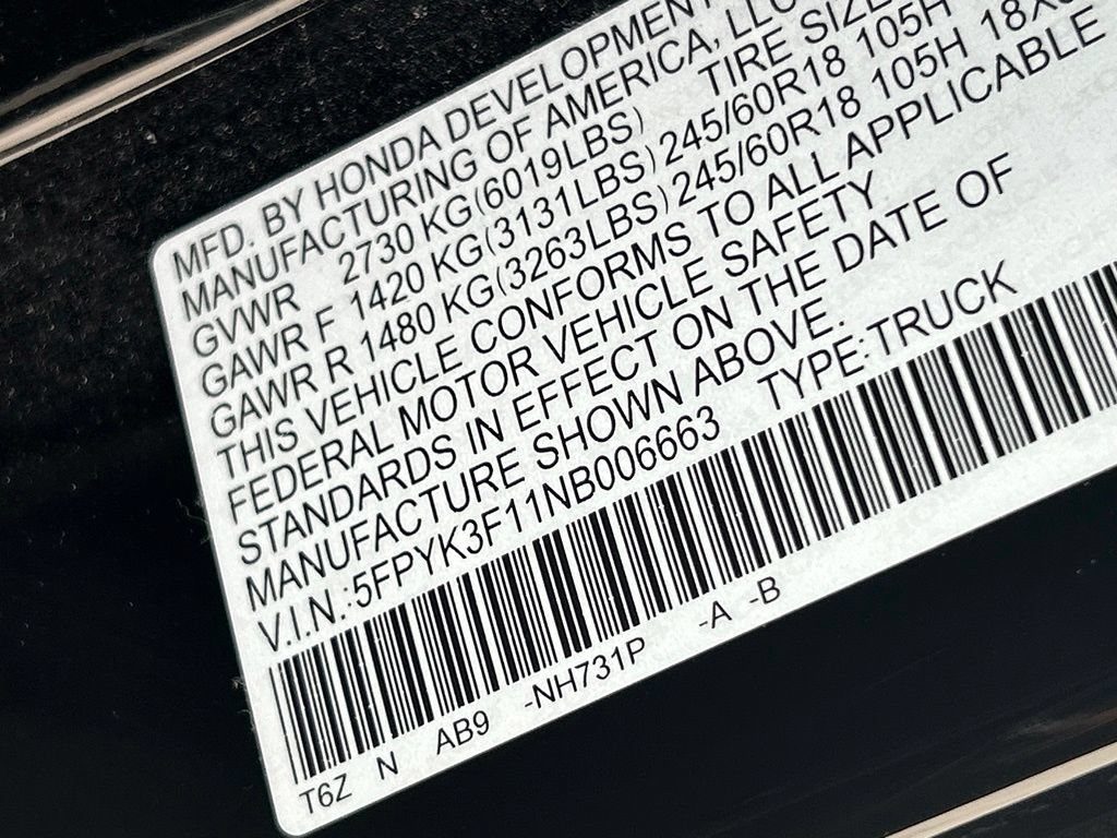 Used 2022 Honda Ridgeline Sport image 48