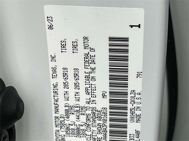 Certified 2023 Toyota Sequoia TRD Pro image 20