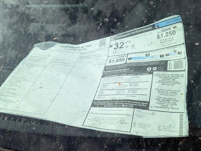 New 2025 Nissan Altima 2.5 S image 16