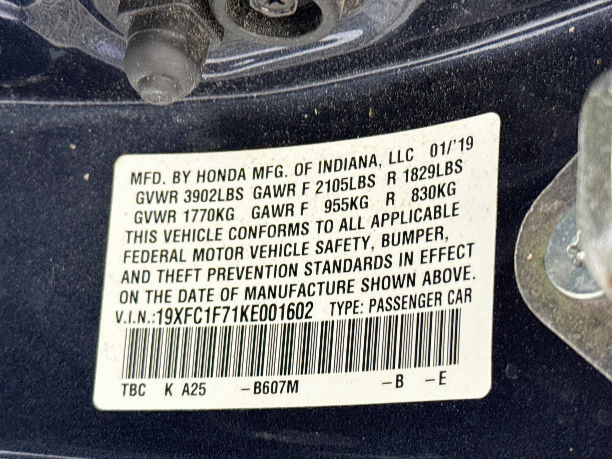 Certified 2019 Honda Civic EX-L image 31