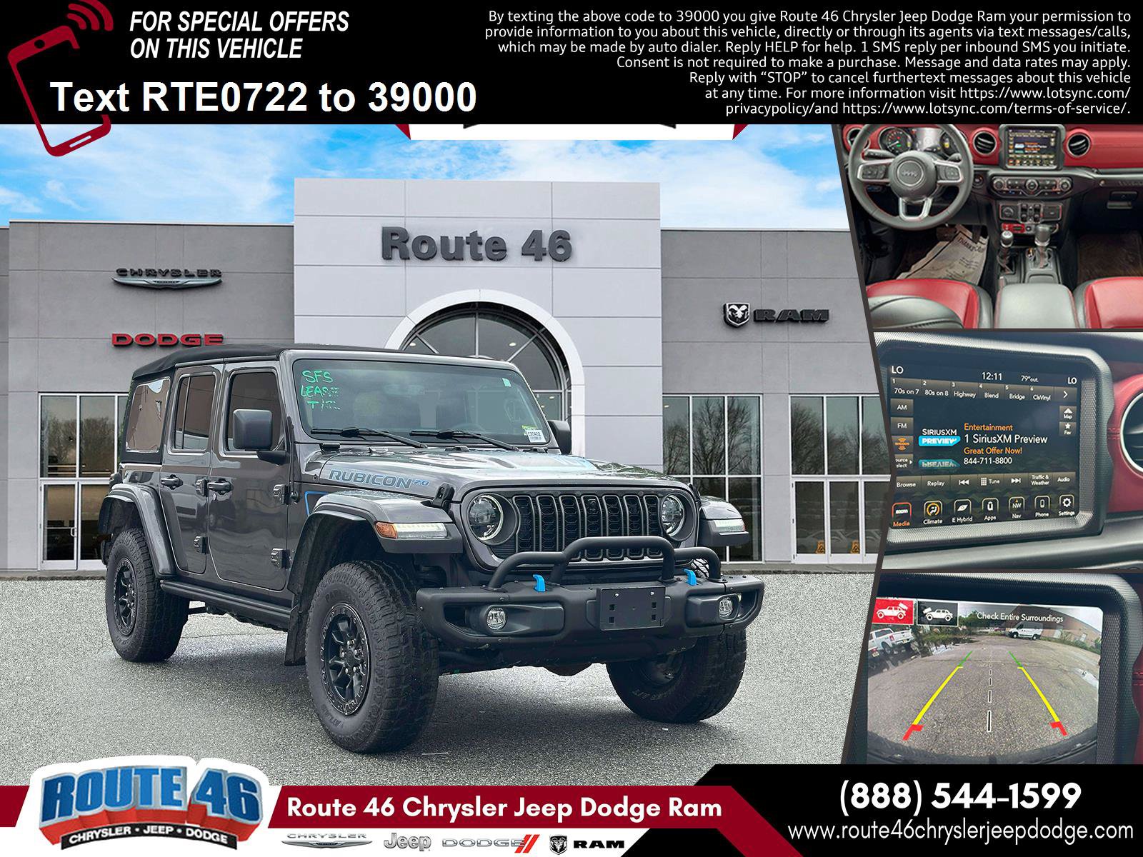 Used 2023 Jeep Wrangler Unlimited Rubicon 4xe AWD/4WD image 1