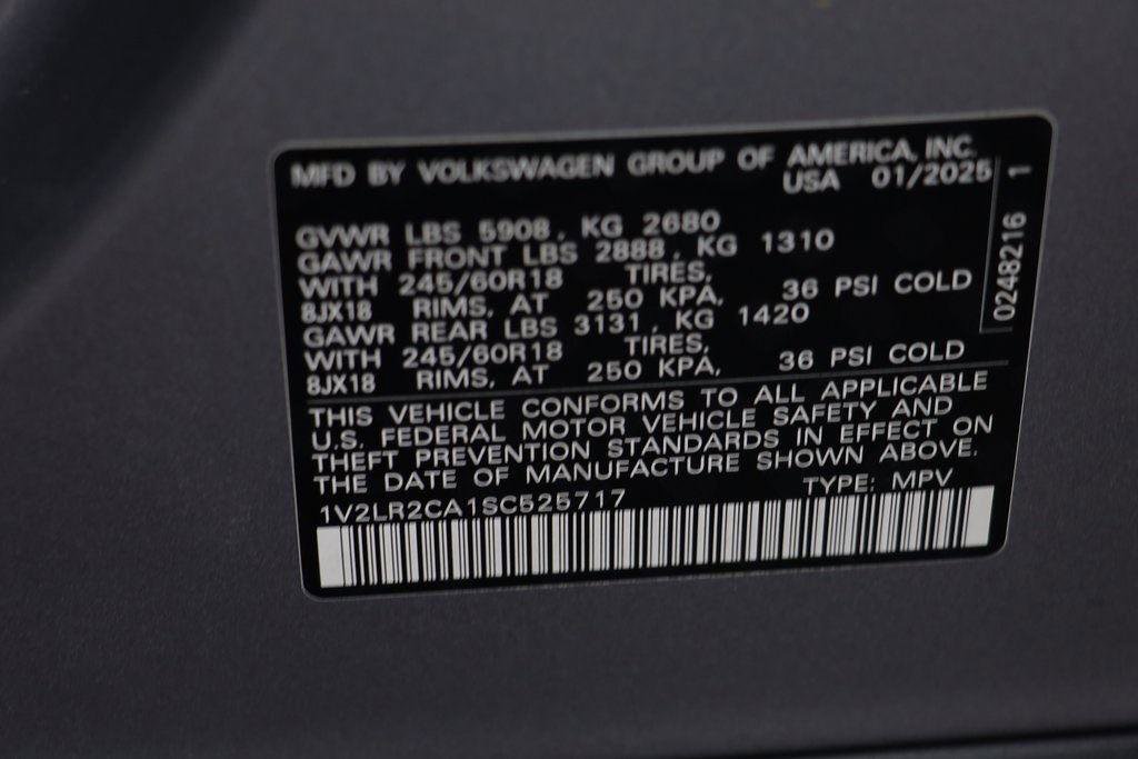 Certified 2025 Volkswagen Atlas SE image 21