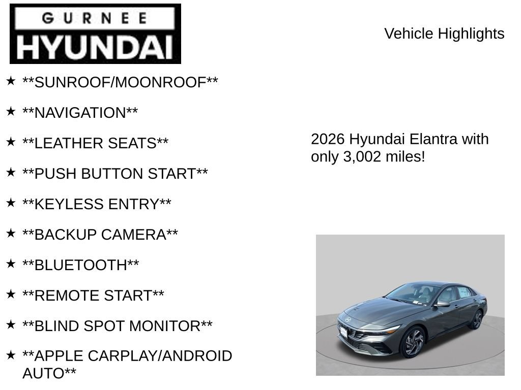 Used 2026 Hyundai Elantra Limited FWD image 7
