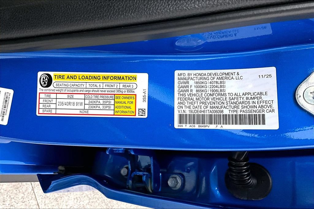 Certified 2026 Acura Integra A-Spec w/ Technology Package FWD image 41