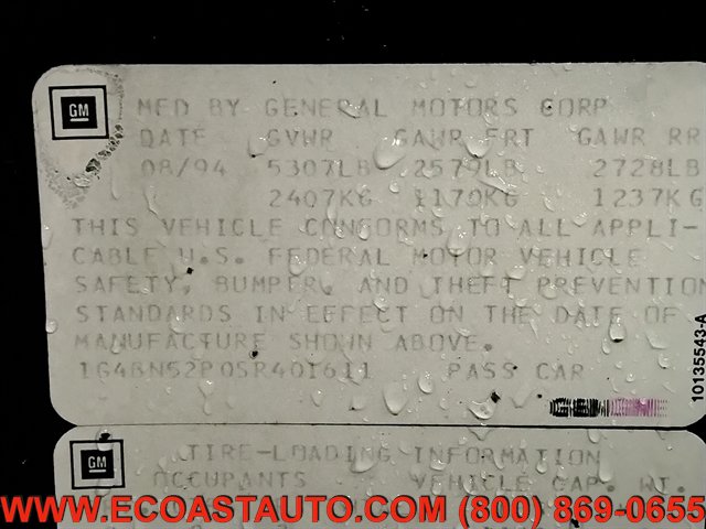 Used 1995 Buick Roadmaster Sedan RWD image 18