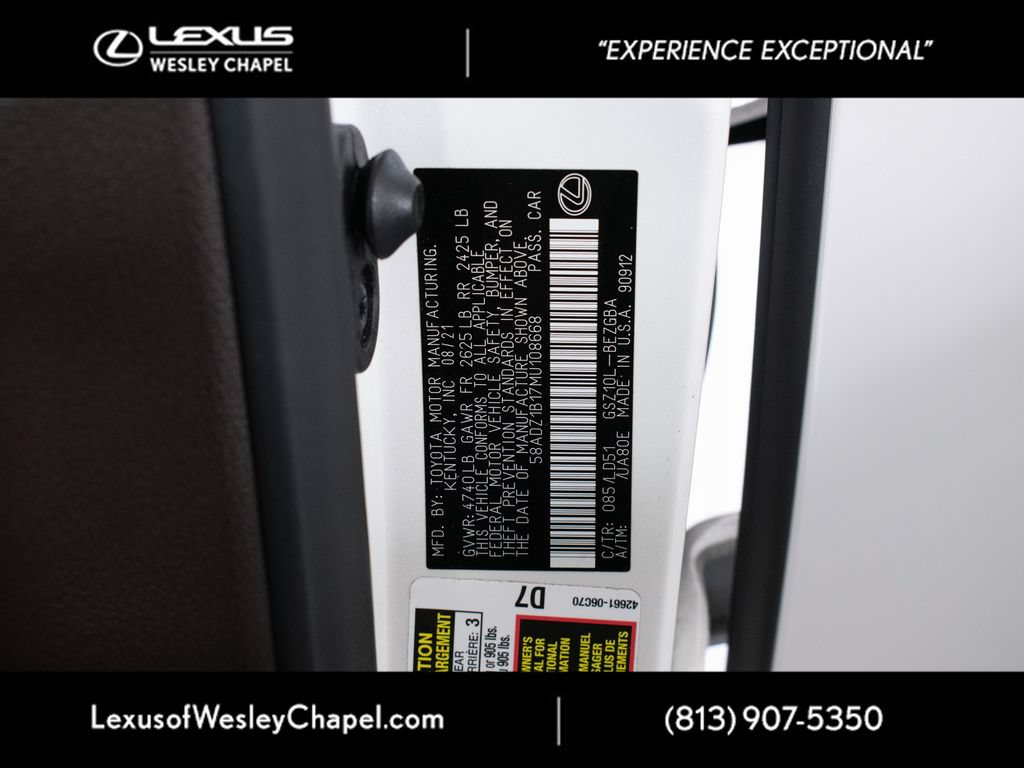 Used 2021 Lexus ES 350 w/ Premium Package FWD image 41