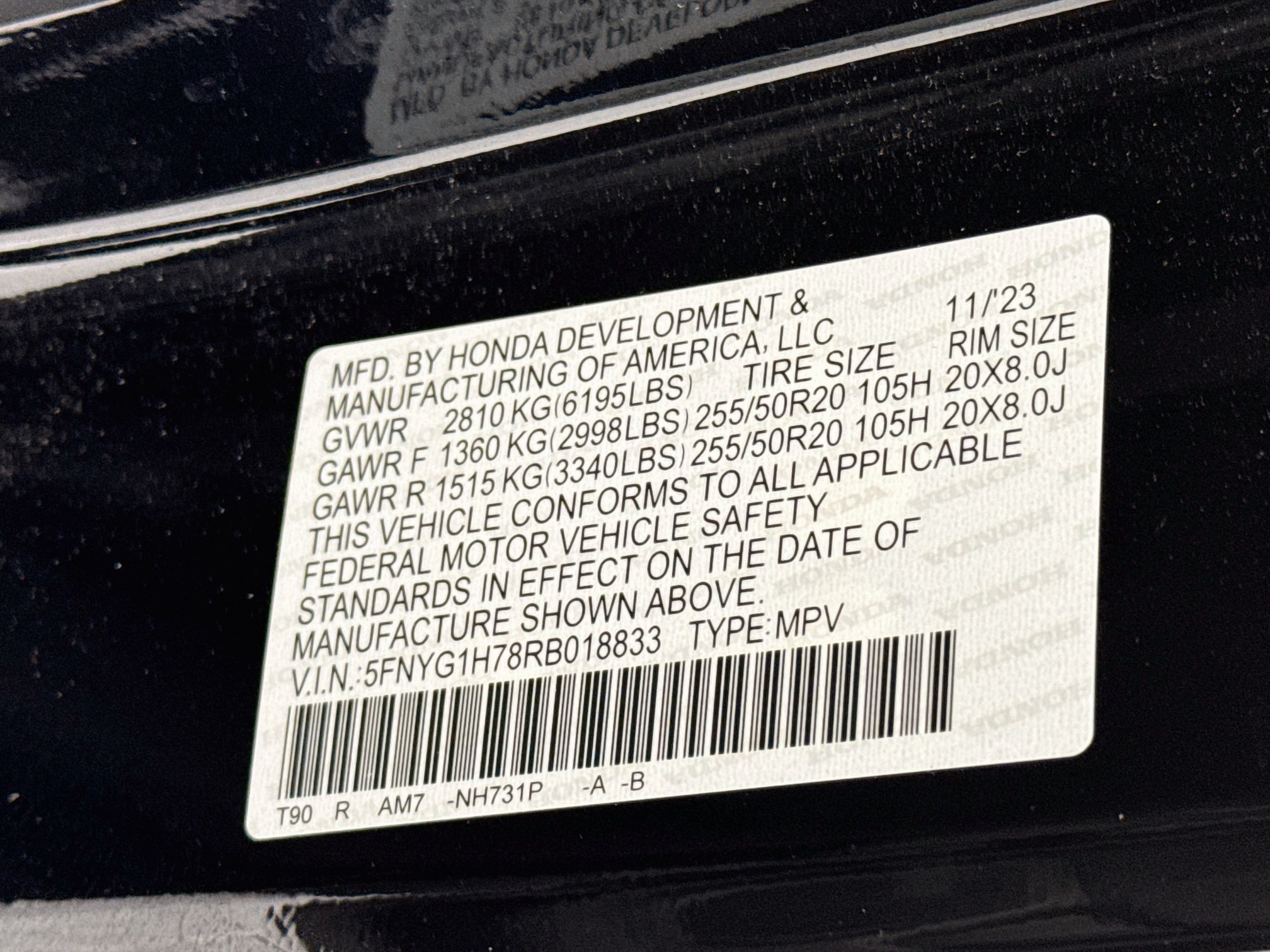Certified 2024 Honda Pilot Touring image 35