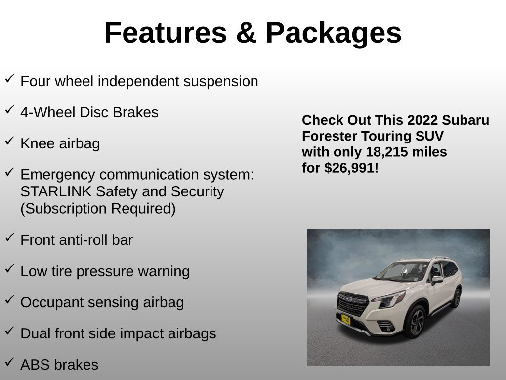 Used 2022 Subaru Forester Touring AWD/4WD image 17