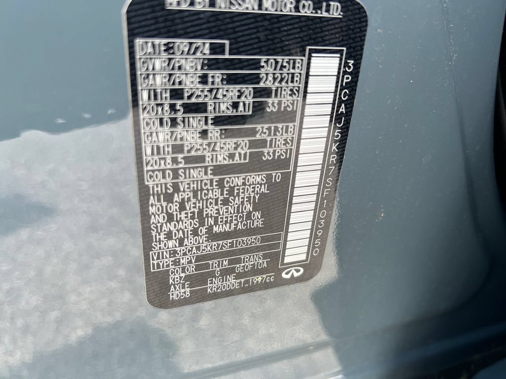 Certified 2025 INFINITI QX55 Essential AWD/4WD image 33