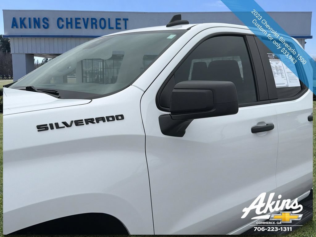 Certified 2023 Chevrolet Silverado 1500 Custom w/ LPO, Dark Essentials Package AWD/4WD image 13