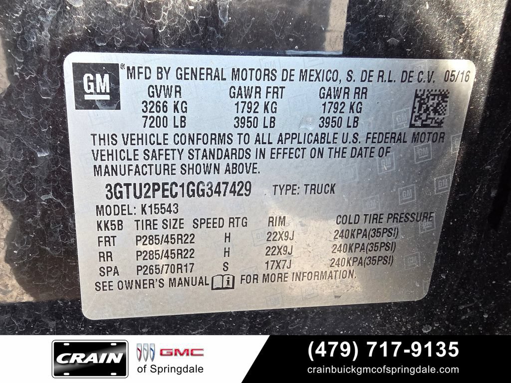 Used 2016 GMC Sierra 1500 Denali w/ Denali Ultimate Package AWD/4WD image 33