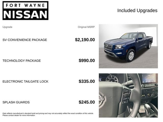 Used 2023 Nissan Frontier SV w/ SV Convenience Package image 4